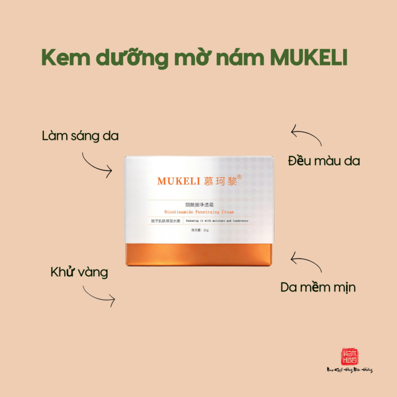 Kem nám Niacinamide MUKELI
