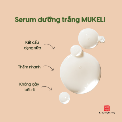 Serum Dưỡng trắng MUKELI