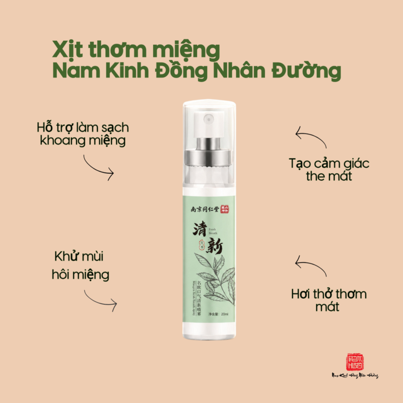 Xịt thơm miệng Nam Kinh Đồng Nhân Đường