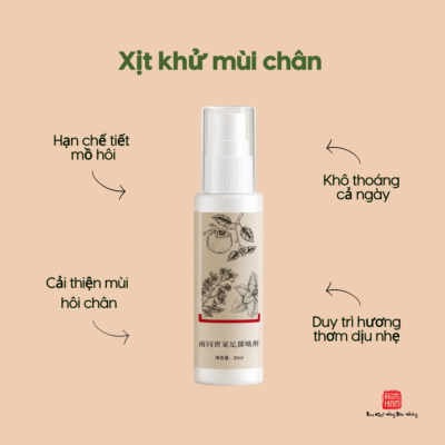 Xịt khử mùi chân Nam Đồng Thế Gia