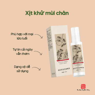 Xịt khử mùi chân Nam Đồng Thế Gia