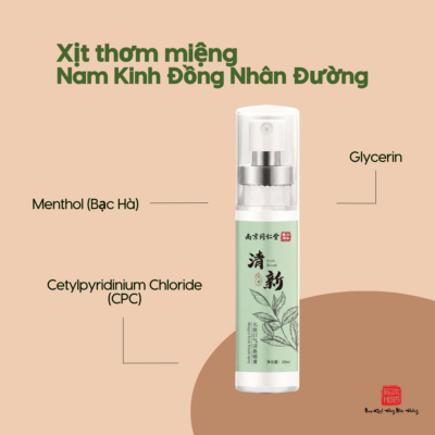 Xịt thơm miệng Nam Kinh Đồng Nhân Đường